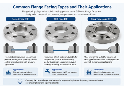 Common Flange Facing Types and Their Applications