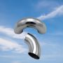 3 inch stainless steel exhaust pipe 90 degree elbow